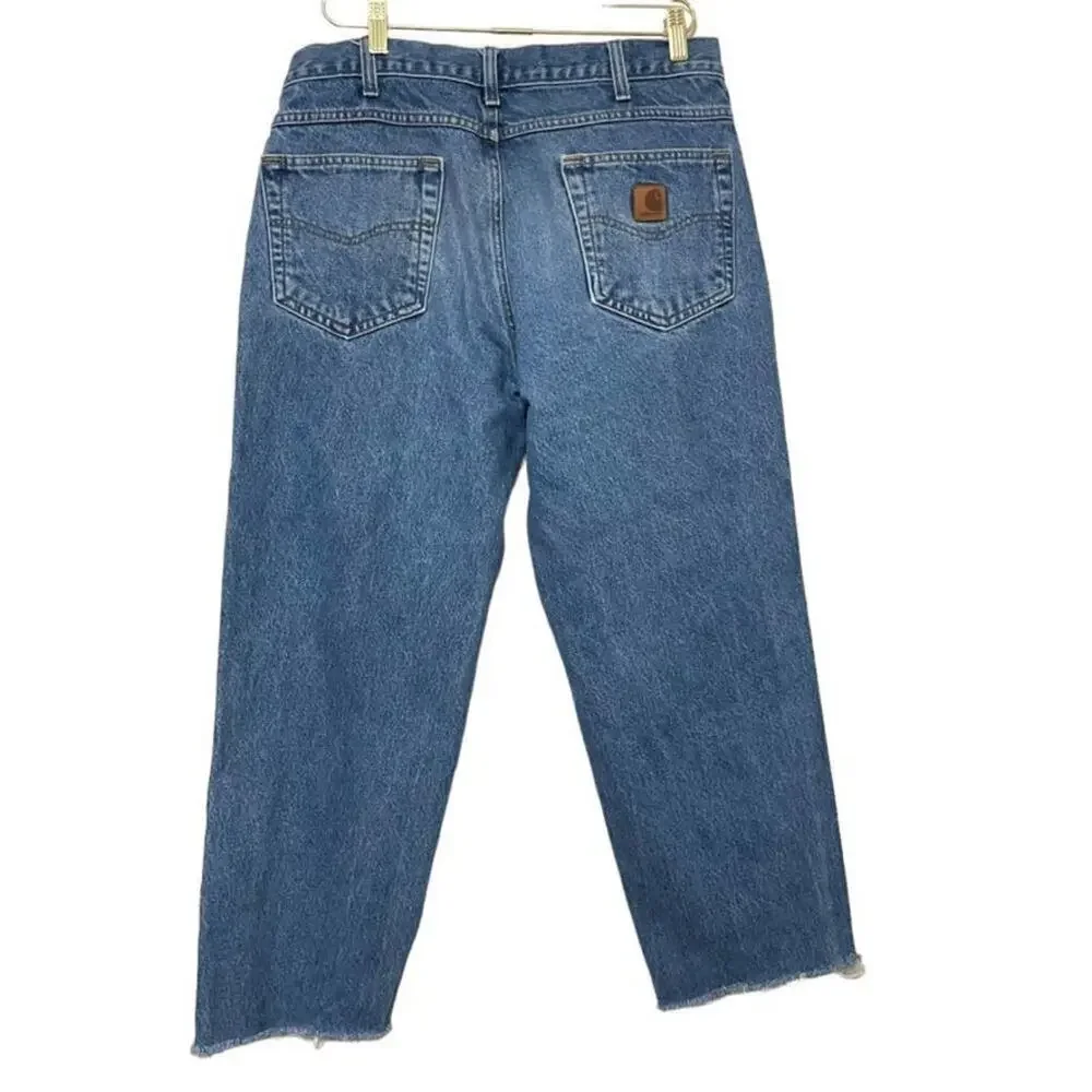 Carhartt‎ Classic Fit 5 Pocket Blue Jeans Men's SZ 32 Denim Streetwear